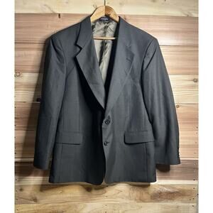 Joseph & Feiss Townecraft 44S Charcoal Wool Blend Suit Jacket Mens Sport Coat